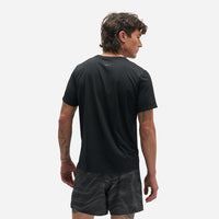 Áo Thun Nam HOKA Everyrun Short Sleeve - Đen - Supersports Vietnam
