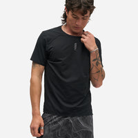 Áo Thun Nam HOKA Everyrun Short Sleeve - Đen - Supersports Vietnam