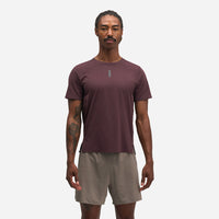 Áo Thun Nam HOKA Everyrun Short Sleeve - Tím - Supersports Vietnam