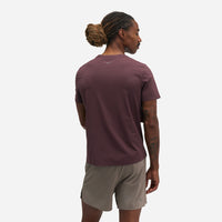 Áo Thun Nam HOKA Everyrun Short Sleeve - Tím - Supersports Vietnam