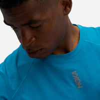 Áo Thun Nam HOKA Everyrun Short Sleeve - Xanh Dương - Supersports Vietnam