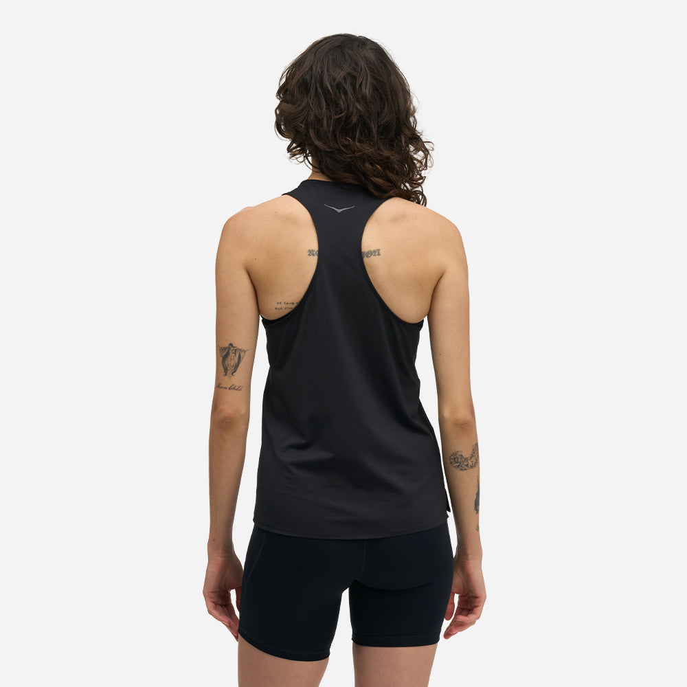 Áo Ba Lỗ Nữ HOKA Everyrun - Đen - Supersports Vietnam