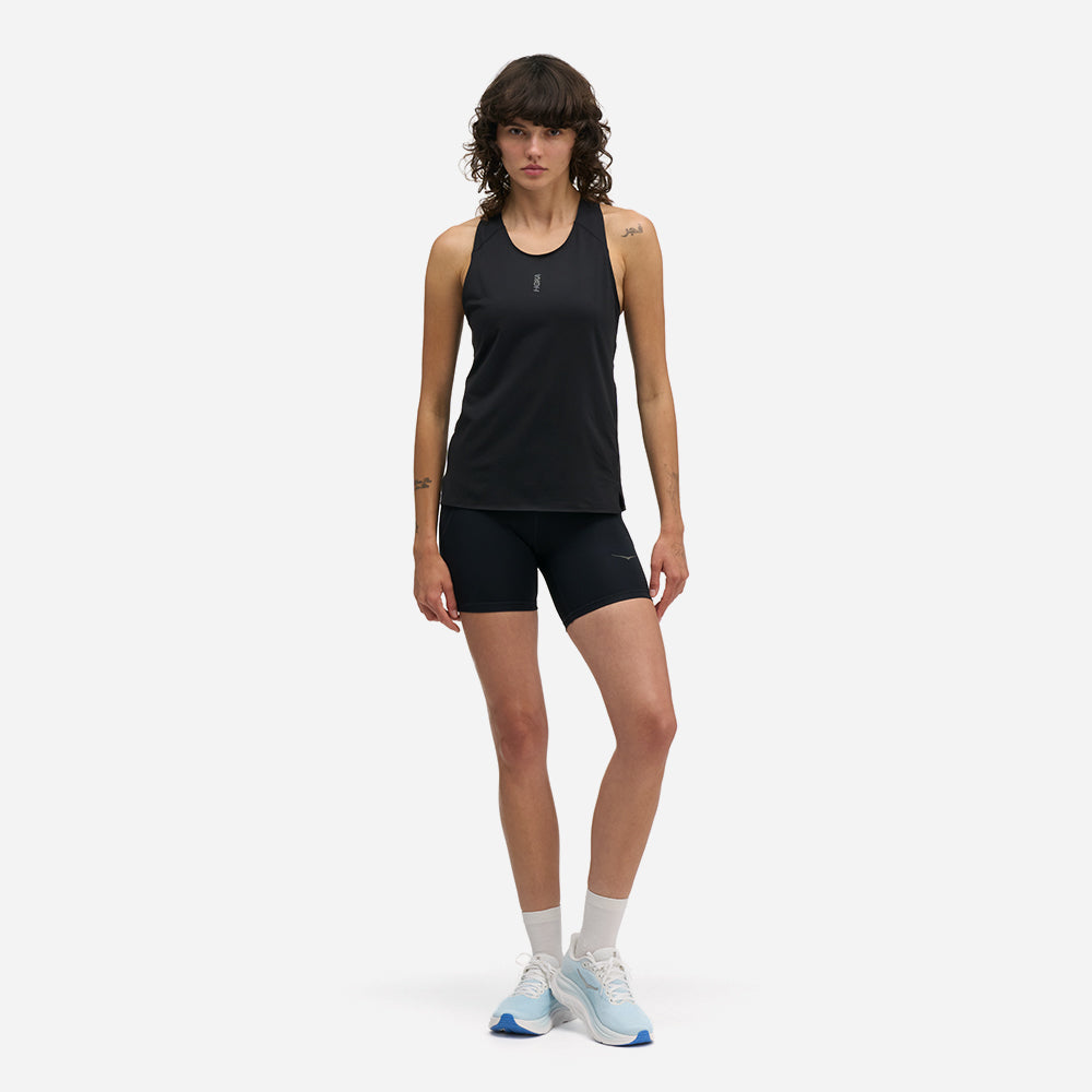 Áo Ba Lỗ Nữ HOKA Everyrun - Đen - Supersports Vietnam