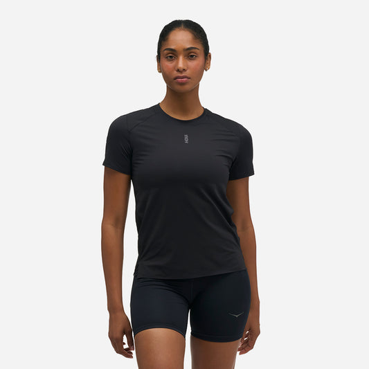 Áo Thun Nữ HOKA Everyrun Short Sleeve - Đen - Supersports Vietnam
