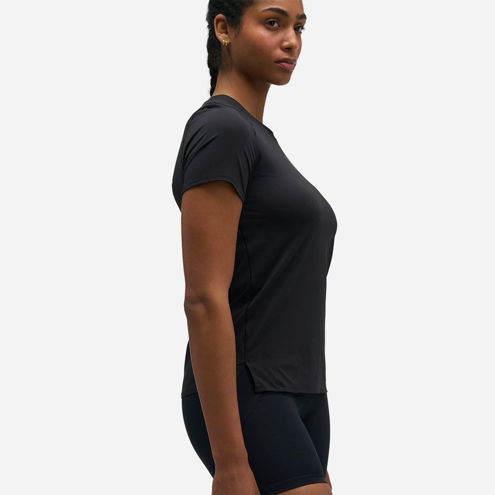 Áo Thun Nữ HOKA Everyrun Short Sleeve - Đen - Supersports Vietnam