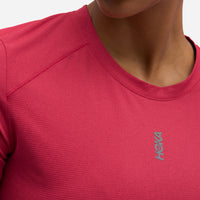 Áo Thun Nữ HOKA Everyrun Short Sleeve - Đỏ - Supersports Vietnam