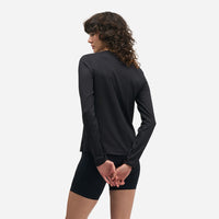 Áo Thun Nữ HOKA Everyrun Long Sleeve - Đen - Supersports Vietnam