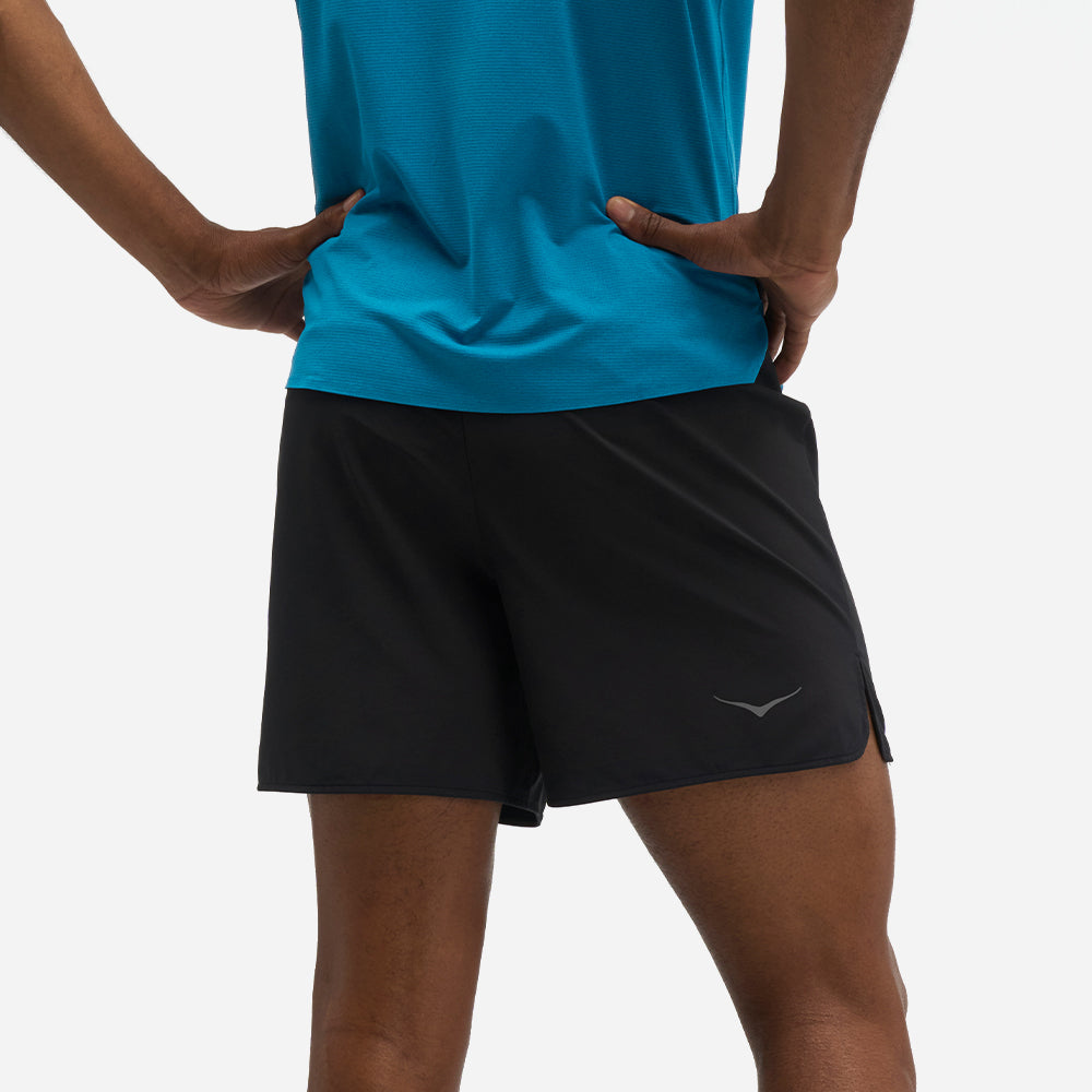 Quần Ngắn Thể Thao Nam HOKA Glide 5 Inch Brief - Đen - Supersports Vietnam