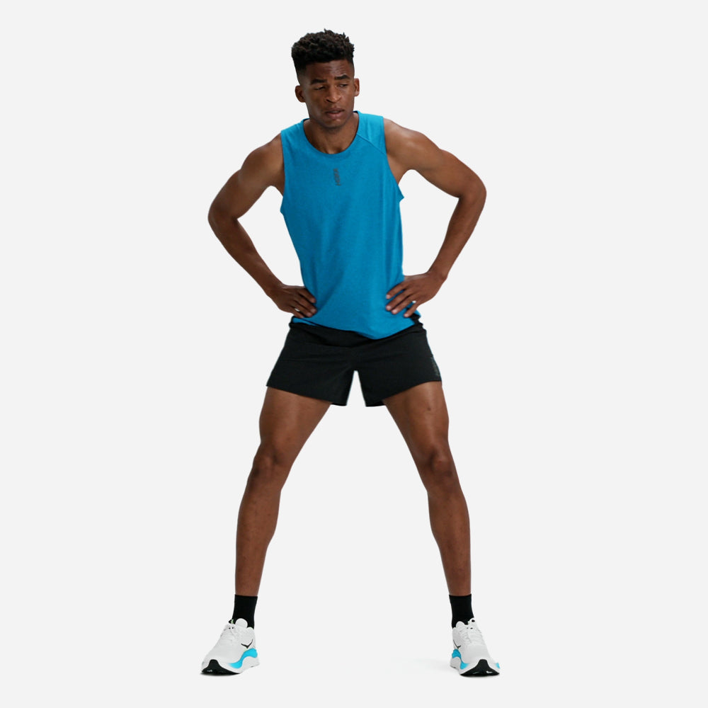 Quần Ngắn Thể Thao Nam HOKA Glide 5 Inch Brief - Đen - Supersports Vietnam