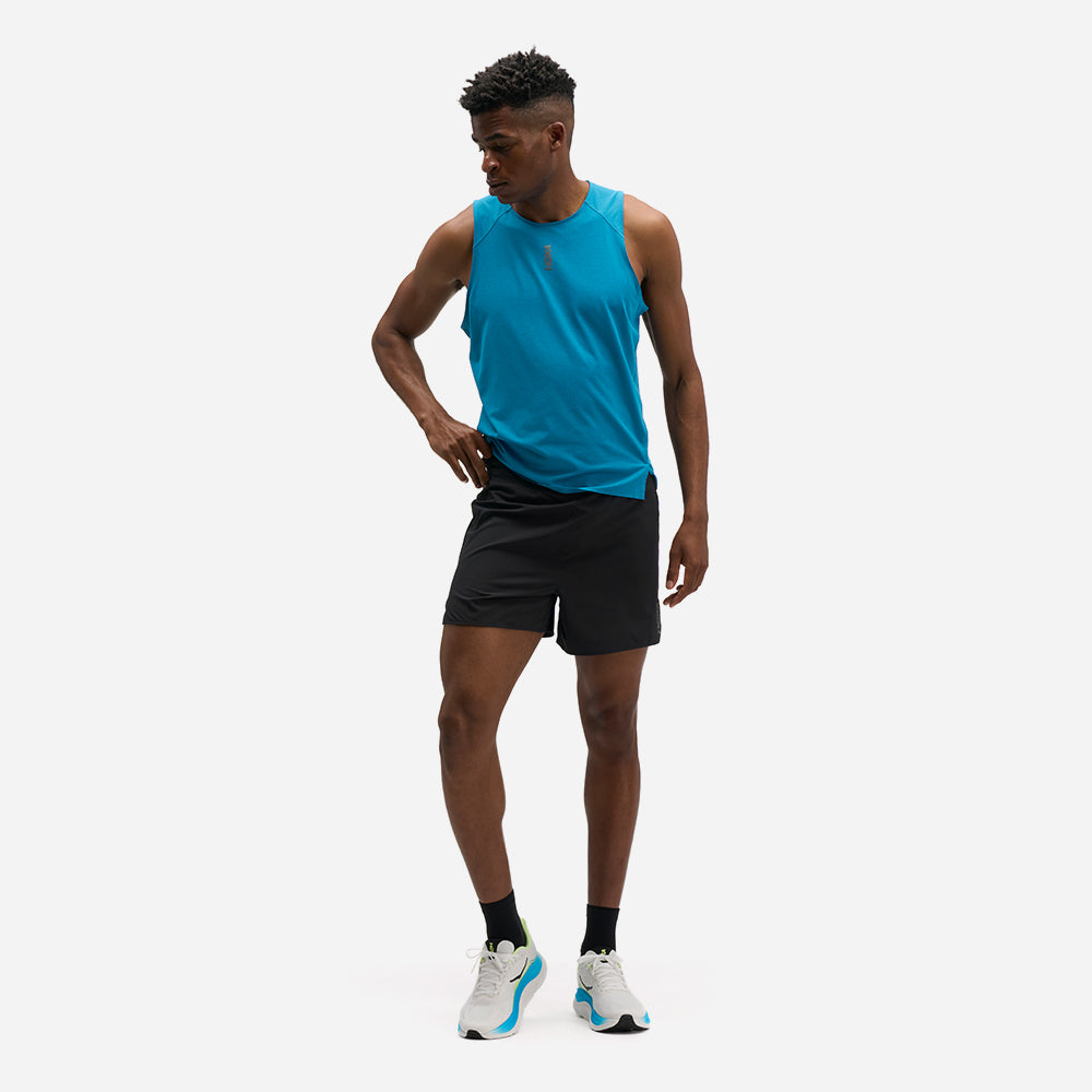 Quần Ngắn Thể Thao Nam HOKA Glide 5 Inch Brief - Đen - Supersports Vietnam