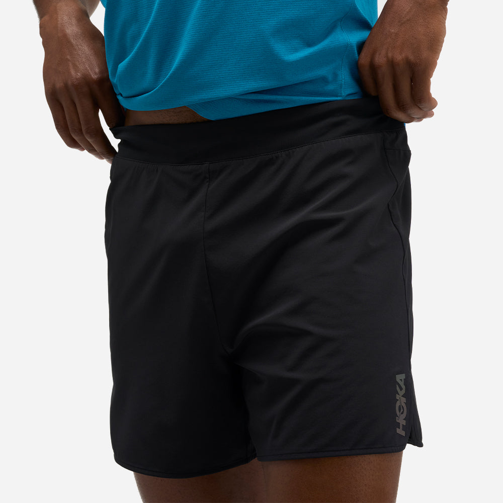 Quần Ngắn Thể Thao Nam HOKA Glide 5 Inch Brief - Đen - Supersports Vietnam