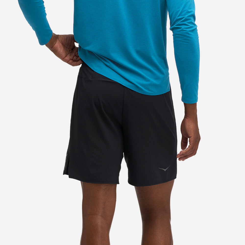Quần Ngắn Thể Thao Nam HOKA Glide 7 Inch 2In1 - Đen - Supersports Vietnam