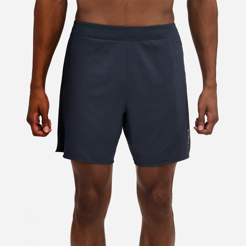 Quần Ngắn Thể Thao Nam HOKA Glide 7 Inch 2In1 - Xanh Navy - Supersports Vietnam