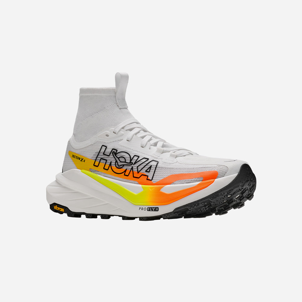 Giày Chạy Trail Nam HOKA Tecton X 4 - Trắng - Supersports Vietnam