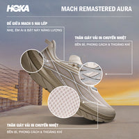 Giày Sneaker Nữ HOKA Mach Remastered Aura - Nâu