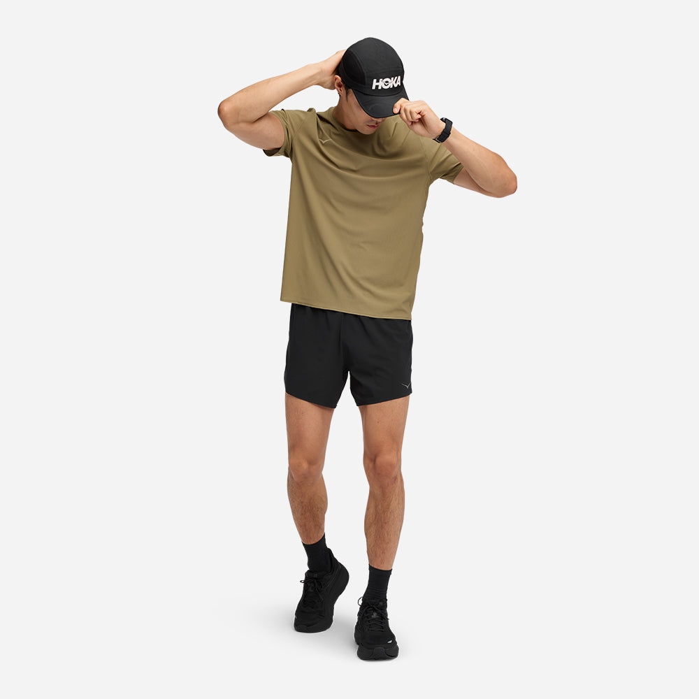 Quần Ngắn Thể Thao Nam HOKA Glide 5 Brief - Đen - Supersports Vietnam