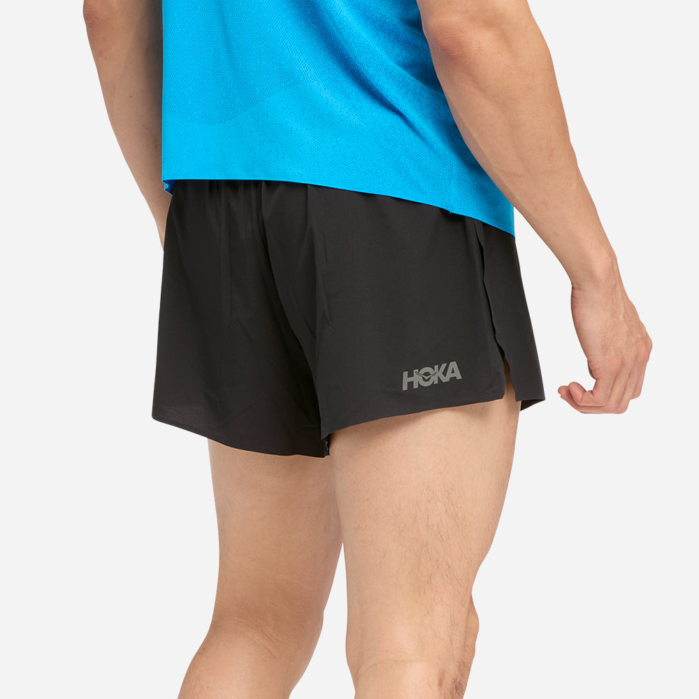 Quần Ngắn Thể Thao Nam HOKA Race Day - Đen - Supersports Vietnam