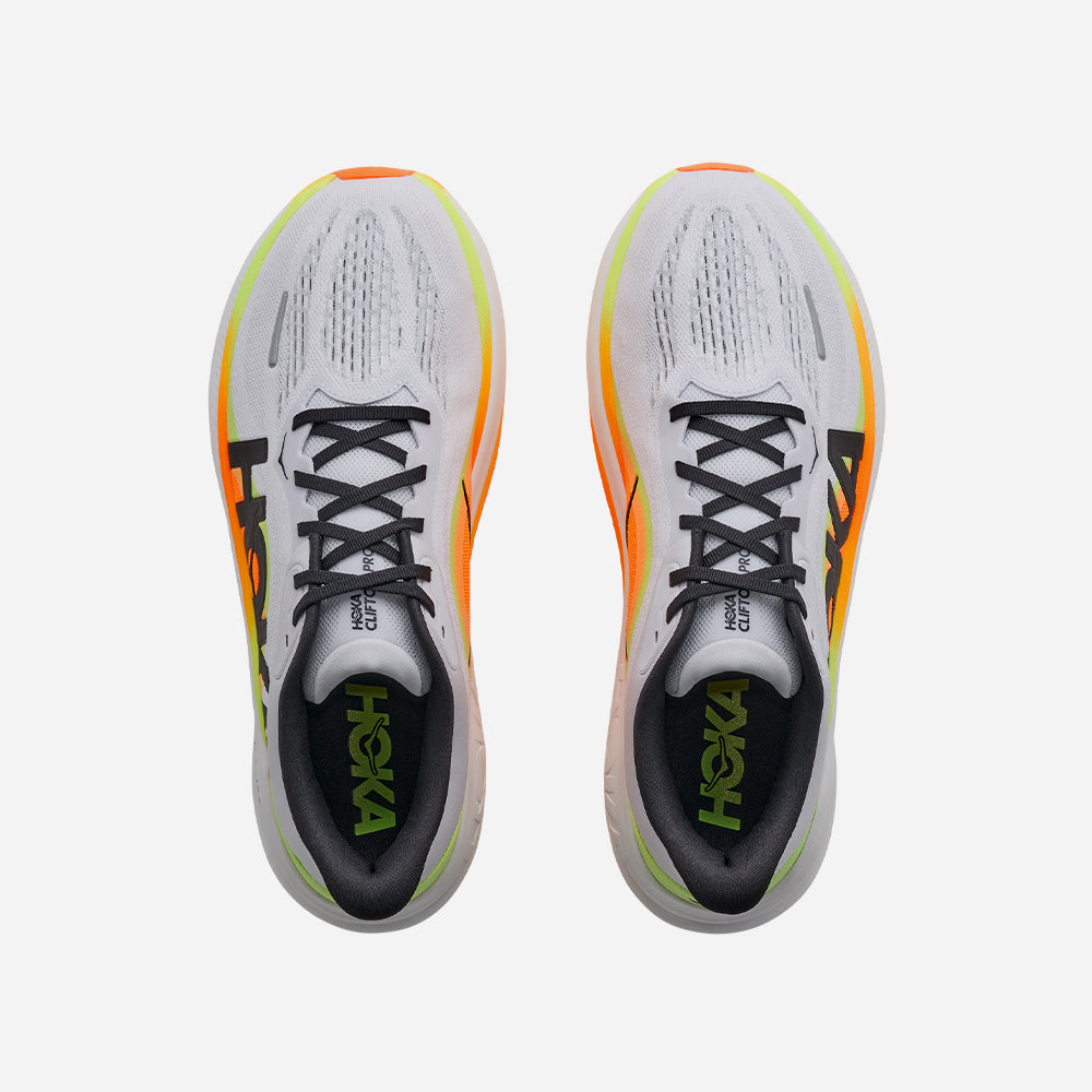 Giày Chạy Bộ Nam HOKA Clifton Pro Wide - Trắng - Supersports Vietnam