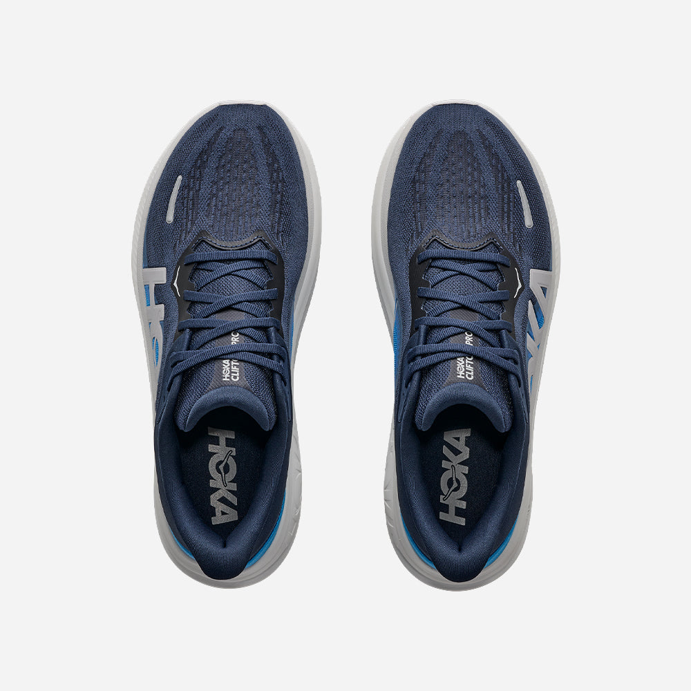 Giày Chạy Bộ Nam HOKA Clifton Pro Wide - Xanh Navy - Supersports Vietnam