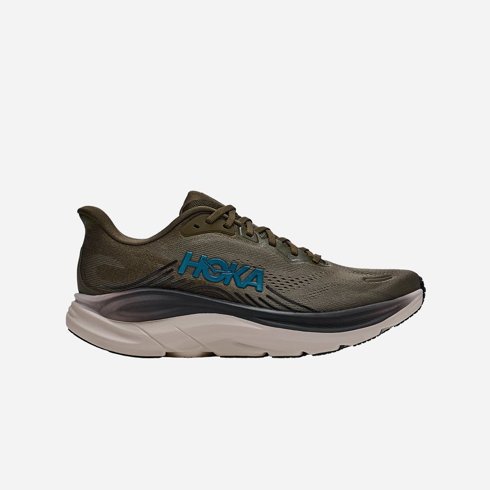 Giày Chạy Bộ Nam HOKA Clifton 11 Wide - Nâu