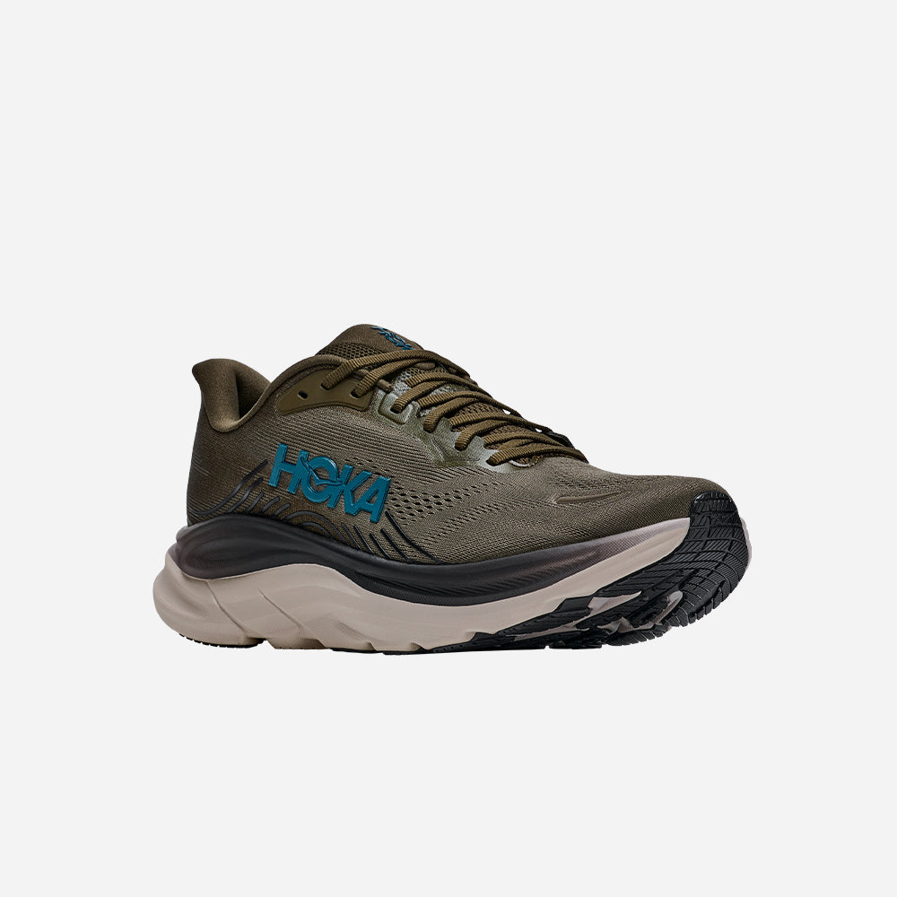 Giày Chạy Bộ Nam HOKA Clifton 11 Wide - Nâu