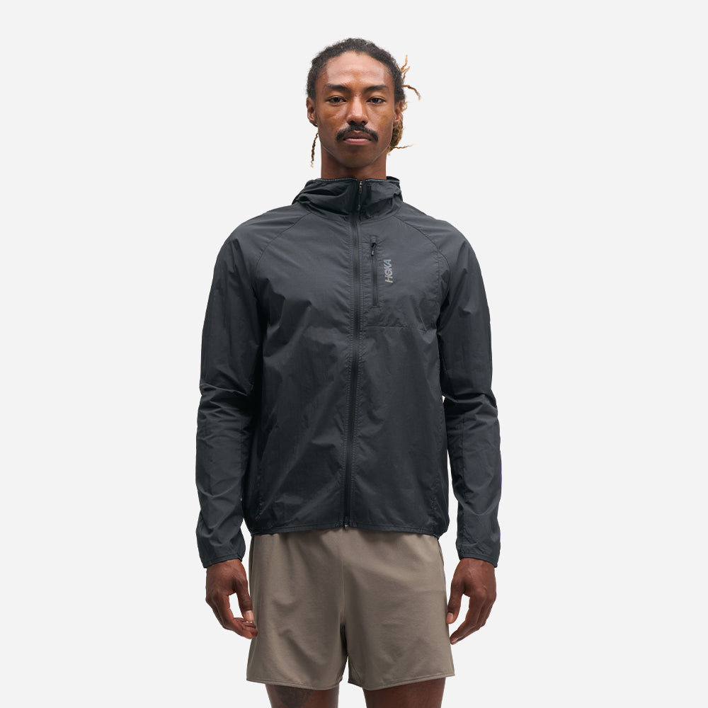 Áo Khoác Nam HOKA Skyflow Wind - Đen - Supersports Vietnam