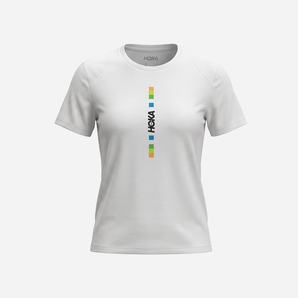 Women's HOKA Everyrun Short-Sleeve Joy Printed T-Shirt
